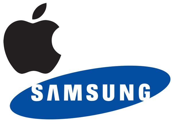 Apple-Samsung-Logos