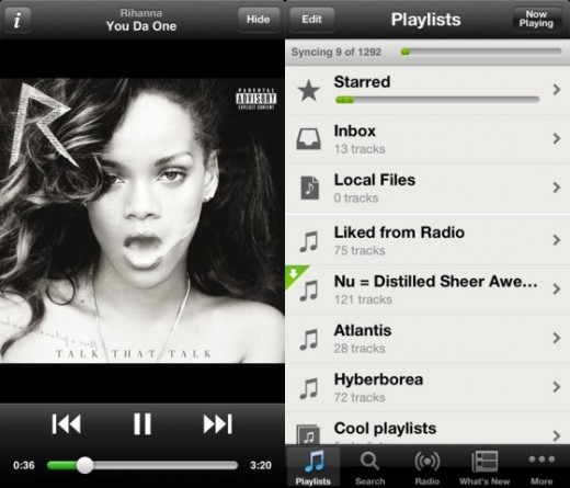 Spotify para iPhone 5