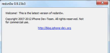 Redsn0w para jailbreak iOS 6.1 Beta 3