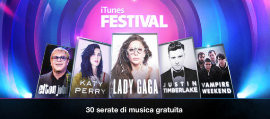 iTunes-Festival-programa para los 30 días de música gratis