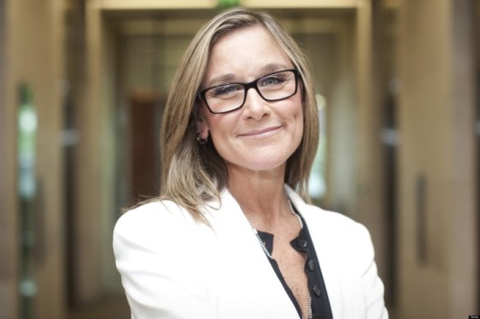 Angela Ahrendts-Burberry Group Plc CEO Angela Ahrendts At The London Stock Exchange
