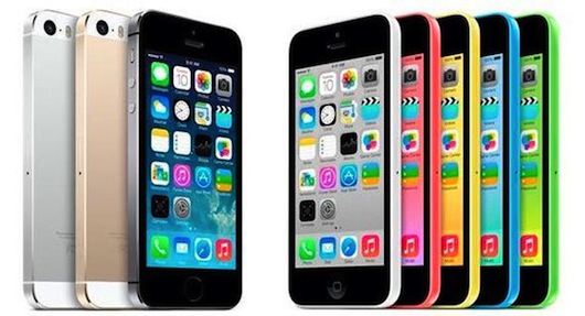 iPhone 5c y el iPhone 5s el 25 de octubre