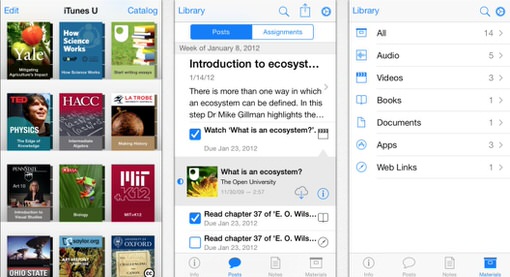 Apple rediseña iBook y iTunes U al estilo iOS7
