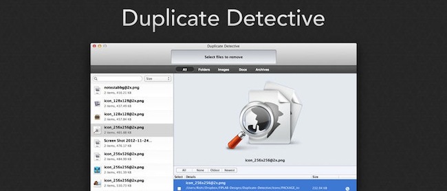 Duplicate Detective-archivos duplicados-iosmac