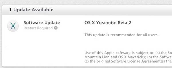 segunda beta pública de OS X Yosemite-iosmac