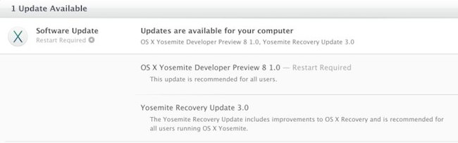 OS X Yosemite Developer Preview 8 y la Beta Publica 3 disponible