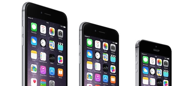 iPhone 6 y iPhone 6 Plus en comparación con el iPhone 5S