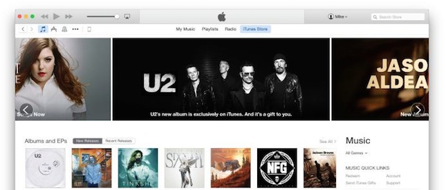 iTunes 12 OS X Yosemite - iosmac -1