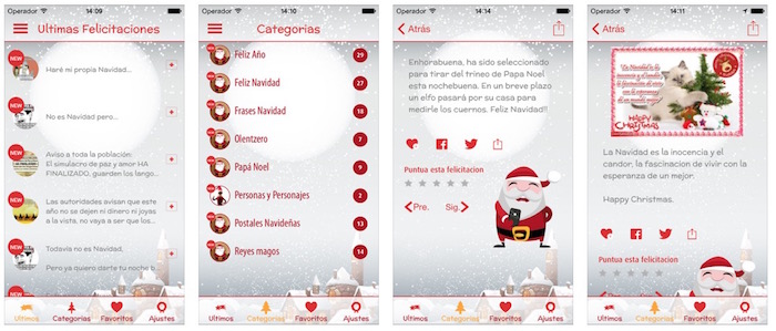 SMS Navidad 2015, la App para felicitar la Navidad y Año Nuevo - iosmac