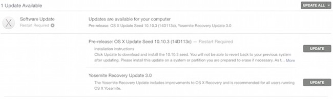 OS X 10.10.3 Yosemite Beta 5