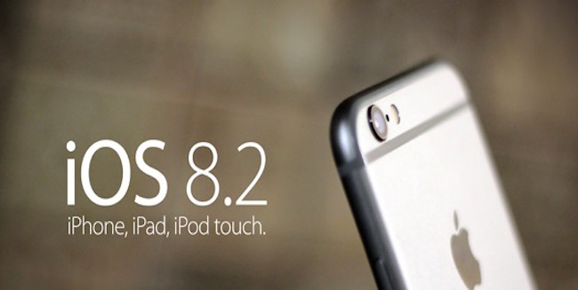 iOS 8.2 lanzado lunes 9 marzo