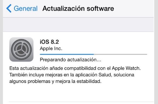 iOS 8.2 disponible desde hoy con soporte para el Apple Watch
