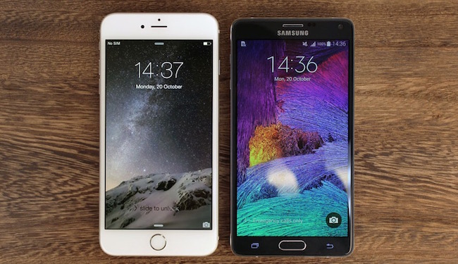 iPhone 6 Plus vs Galaxy Note 4