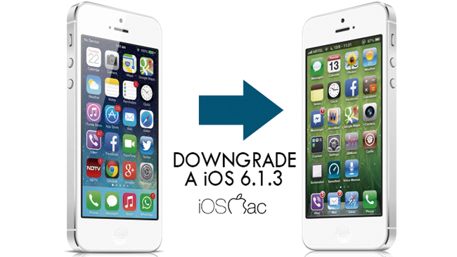 downgrade a iOS 6.1.3