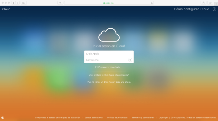  iOSMac Cómo comprobar iCloud mail desde cualquier navegador  