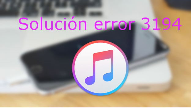 Error 3194 iTunes