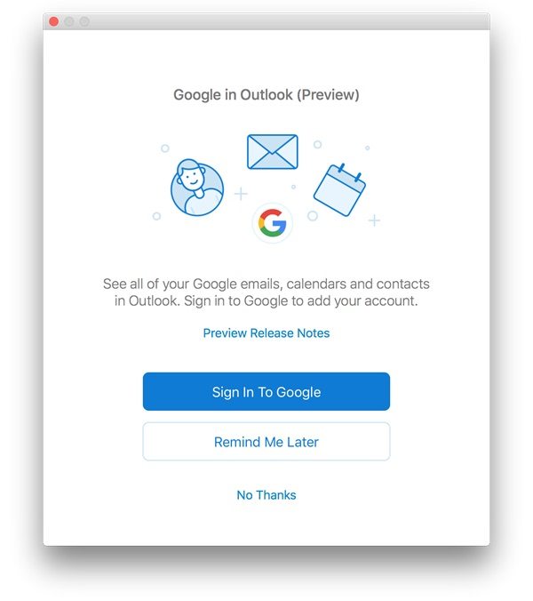 Subscribe To Google Calendar On Outlook 2016 For Mac