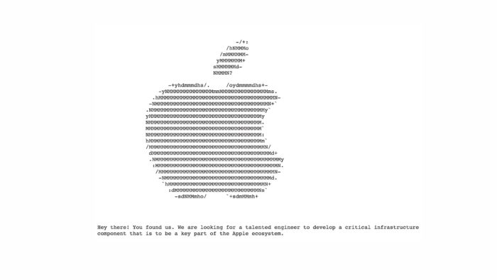 Apple tiene una web escondida