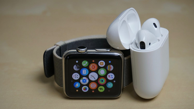AirPods y Apple Watch