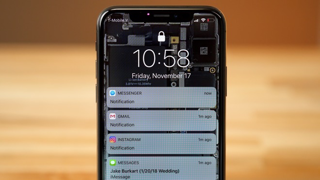 Cómo deshabilitar las notificaciones ocultas en iPhone X