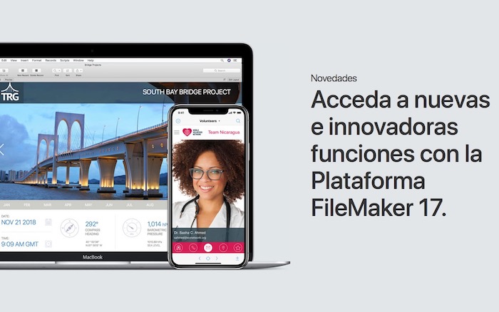 FileMaker ya permite crear apps personalizadas