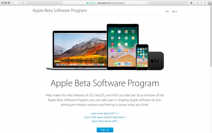 Apple y betas