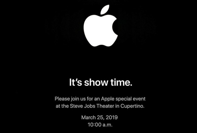 Invitación a la Keynote de Apple