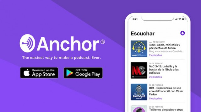 foto podcast anchor