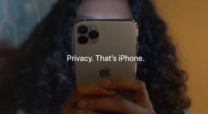Anuncio de privacidad iPhone de Apple