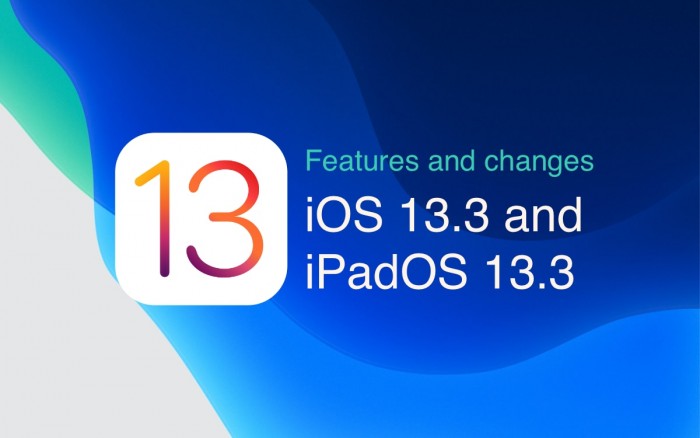iOS 13.3 y iPadOS 13.3