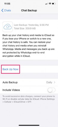  iOSMac Respalda tus conversaciones de WhatsApp en iCloud Drive  
