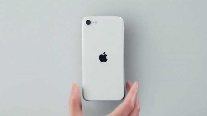 iPhone SE 2020 en blanco