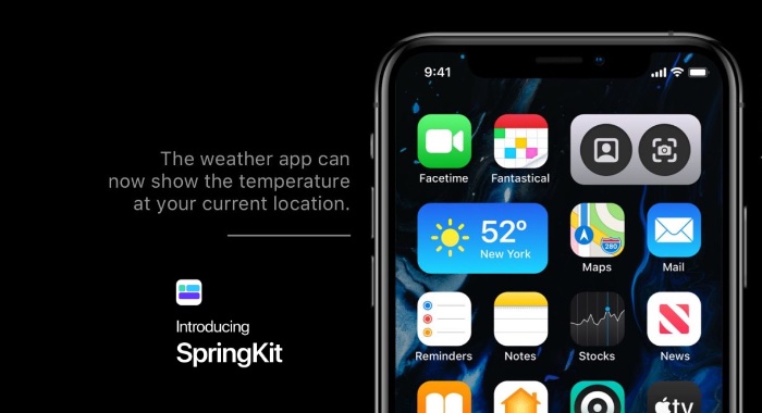 Springkit iOS 14 Concepto