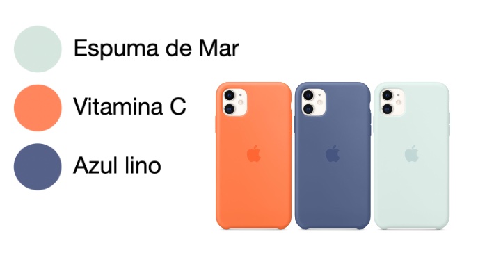 Nuevos colores para la funda silicona iphone 11
