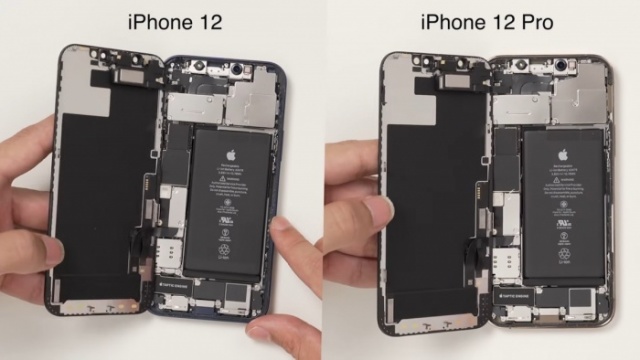 Misma batería en iPhone 12 y 12 Pro