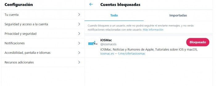  iOSMac Twitter: ¿cómo bloquear y desbloquear usuarios de tu red social?  