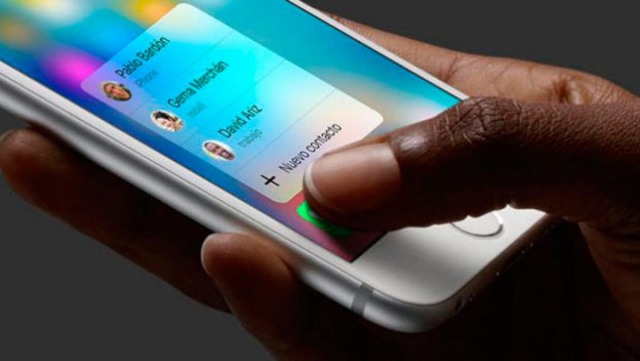 Nuevo contacto 3D Touch