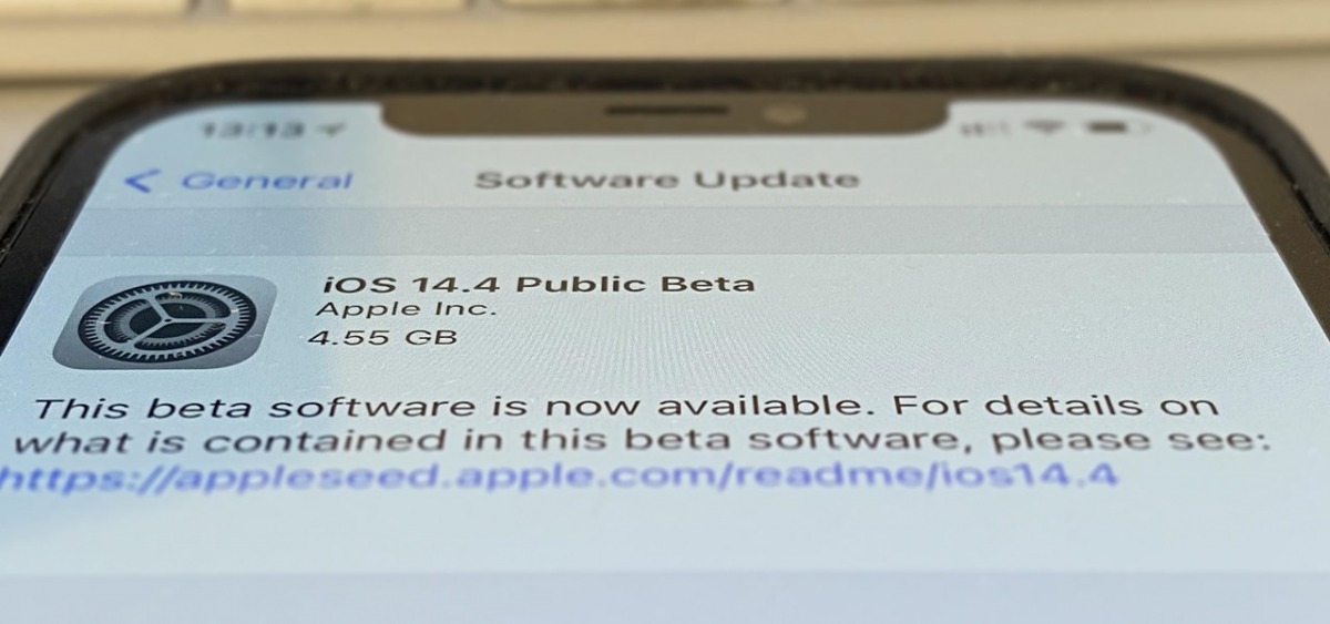 iOS 14.4 beta pública