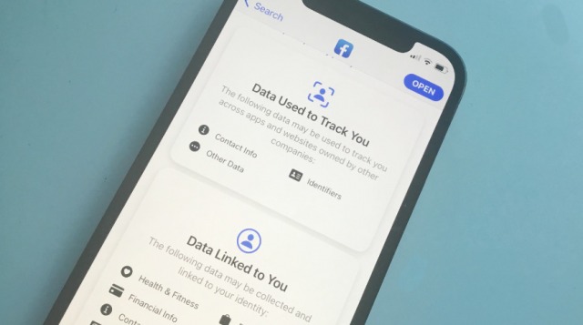 Las etiquetas de privacidad del App Store tienen información falsa