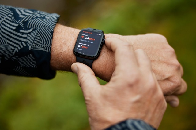 Monitor de frecuencia cardiaca Apple Watch