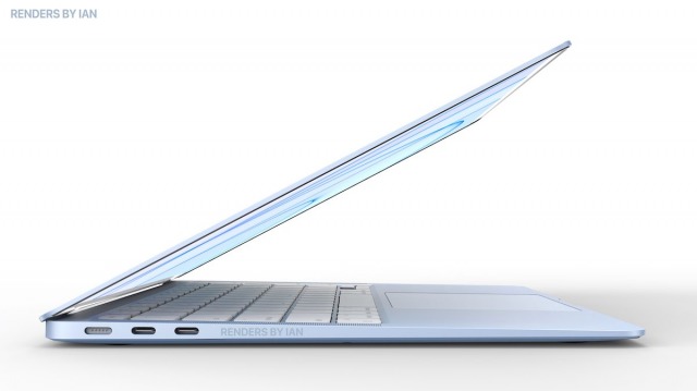 Concepto MacBook Air de colores