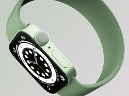 Concepto del nuevo Apple Watch Series 7