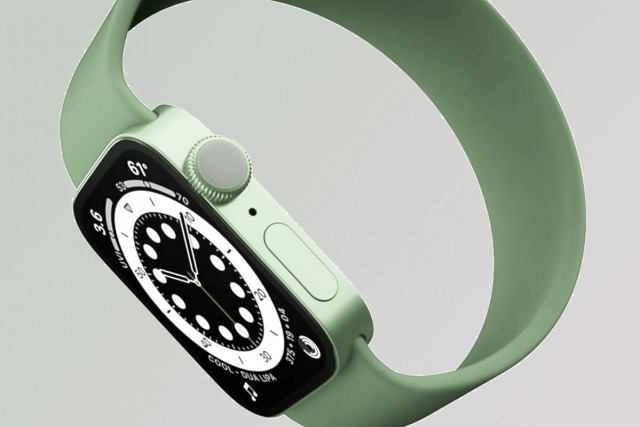 Concepto del nuevo Apple Watch Series 7