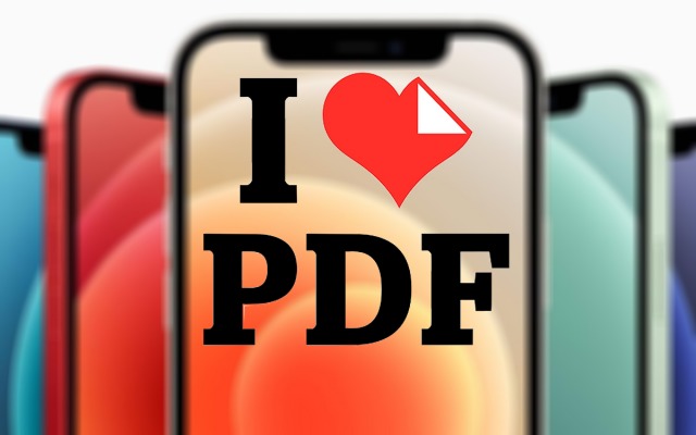 iPhone con iLovePDF