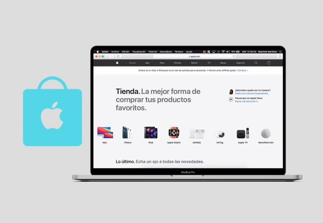 La Apple Store Online un nuevo regresa la pestaña «Tienda» a la página principal - iOSMac