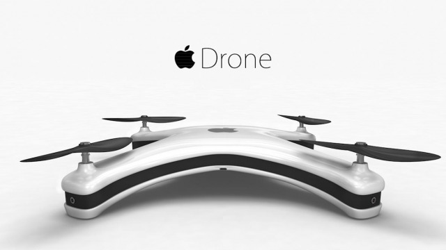concepto de drones Apple