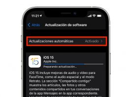 iOS 15 actualizacion