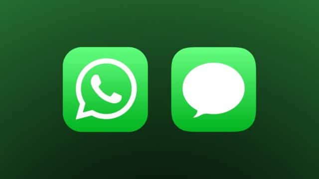 whatsApp y iMessage