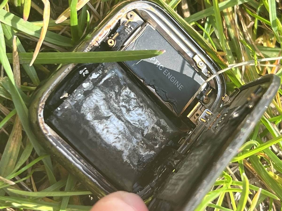 Apple Watch Series 7 quemado