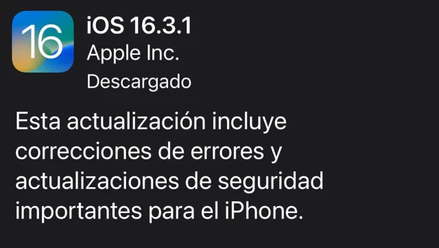 Apple iPhone tenia vulnerabilidades resueltas ios 16-3-1
